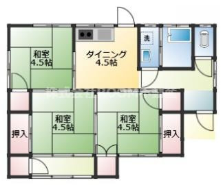 野村貸家(下川東)の間取り