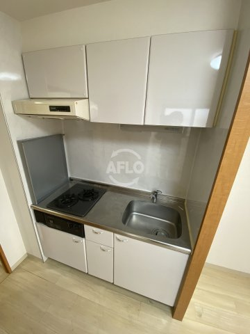 CITY SPIRE難波南のキッチン|CITY SPIRE難波南 ガス2口コンロシステムキッチン
