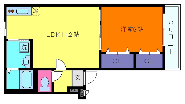 フジパレス摩耶の間取り