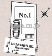 【新築分譲住宅】朝霞市宮戸第7の区画図