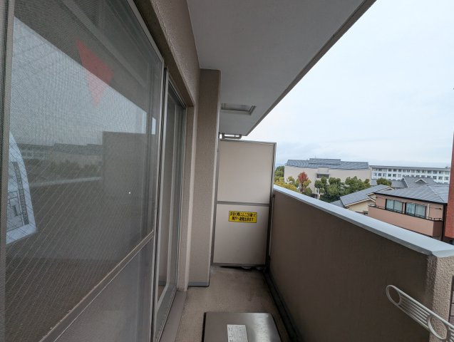 レフィナード西台のバルコニー