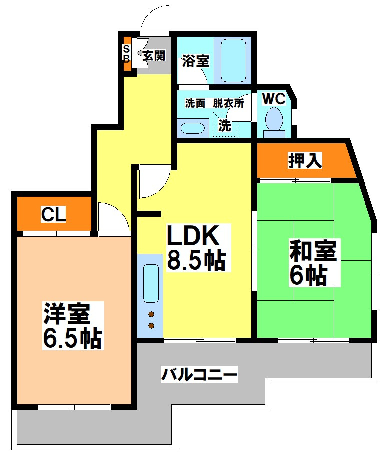 武蔵野市吉祥寺本町３丁目の賃貸マンションの間取り