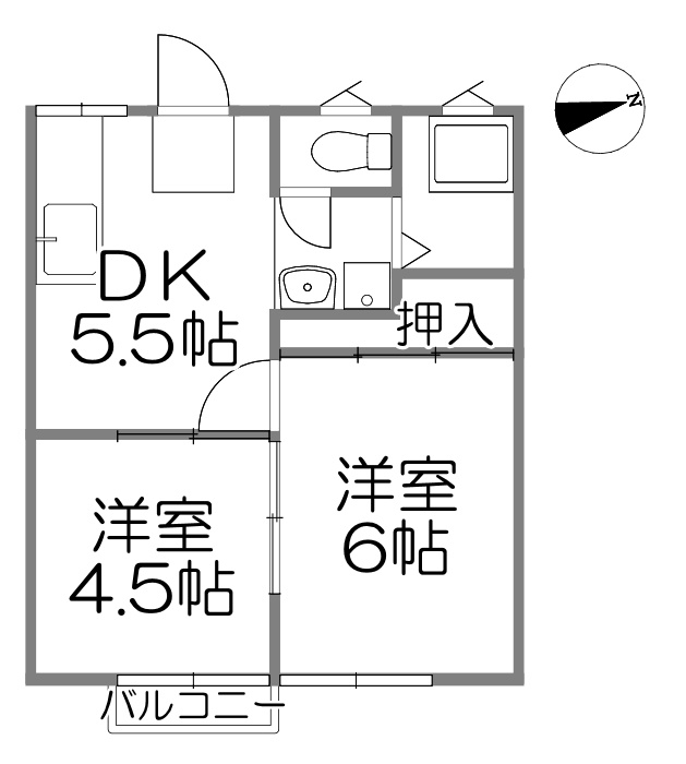コーポ松浦の間取り