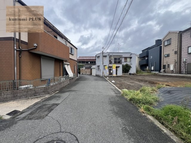 大阪市旭区清水3丁目の前面道路含む現地写真