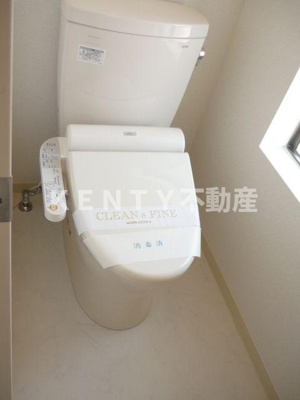 【トイレ】 | 久が原６丁目賃貸住宅Ｂ棟 B | 落ち着いた色調のトイレです