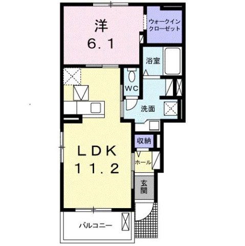 ラベリーズ・八幡の間取り