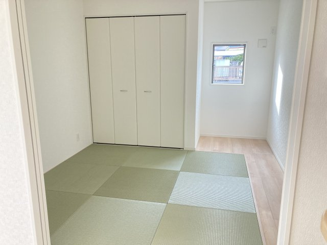 クレイドルガーデン前橋市青柳町第27　7号棟（平屋）の和室|６帖の和室です。