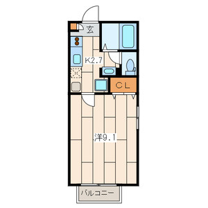 テラス中丸子の間取り|間取りです。