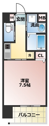 リヴィアスナンバクラスの間取り