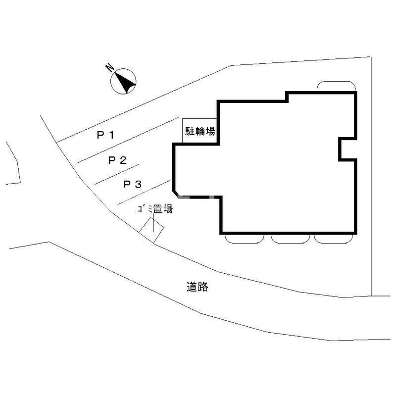 グランドヴィル４８７の区画図