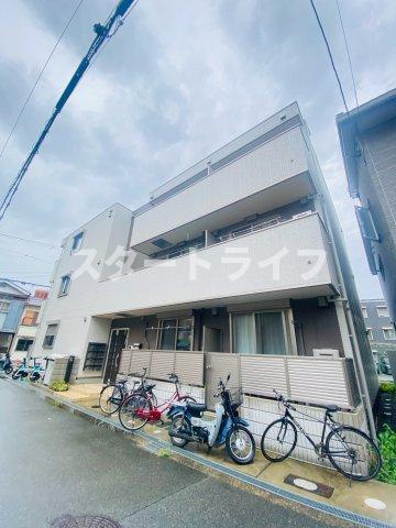 大阪市東淀川区西淡路３丁目の賃貸マンションの外観