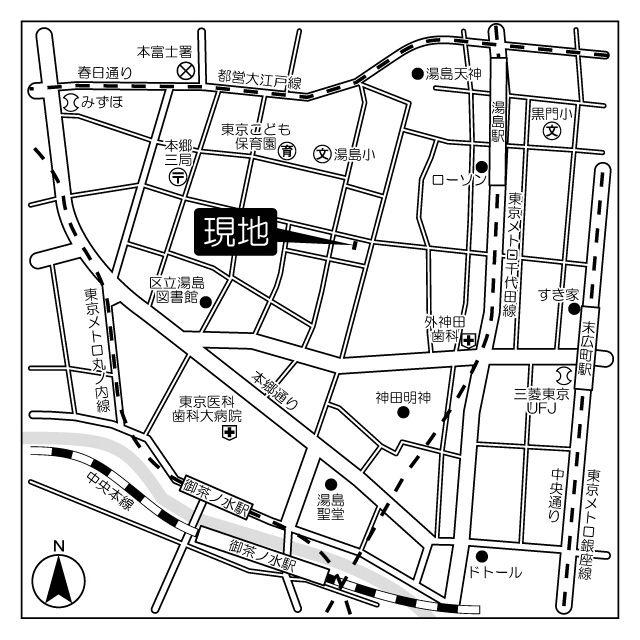 グランビュー御茶ノ水の地図