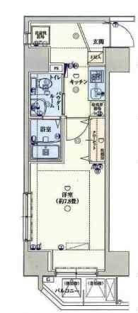 バージュアル西日暮里の間取り|間取りです。
