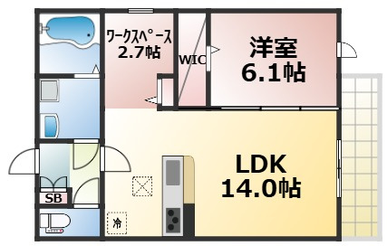 【間取り】 | スペチアーレ巽中　A棟　仲介手数料無料