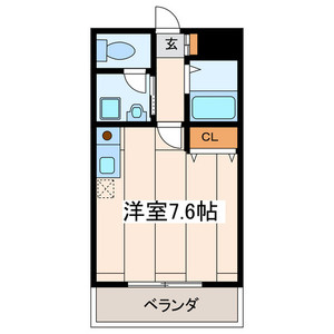 ヴェルテHATAYAMAの間取り|間取りです。