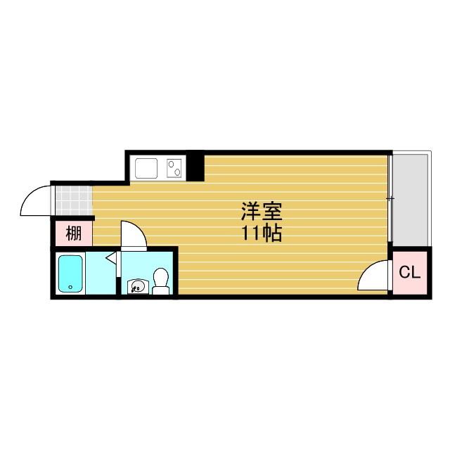 エバーグリーン新大阪の間取り