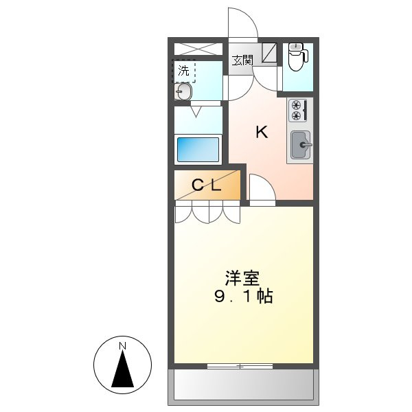 カーサＹの間取り