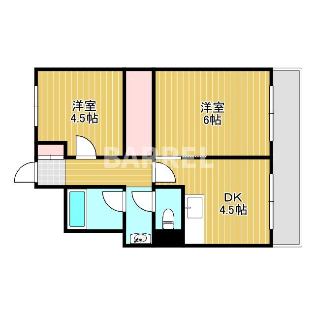 豊中サンハイツの間取り