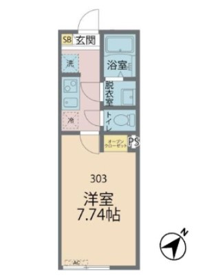 カインドネス南与野の間取り