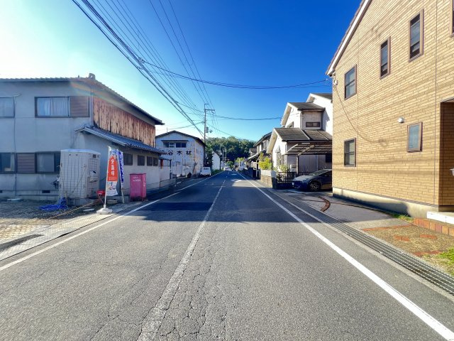桜井市安部木材団地 第3の前面道路含む現地写真