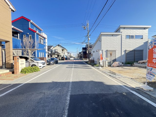 桜井市安部木材団地 第3の前面道路含む現地写真