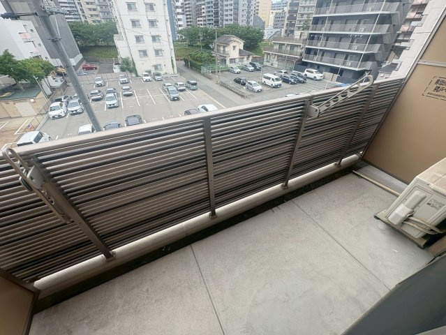 吹田市南金田２丁目の賃貸マンションのバルコニー