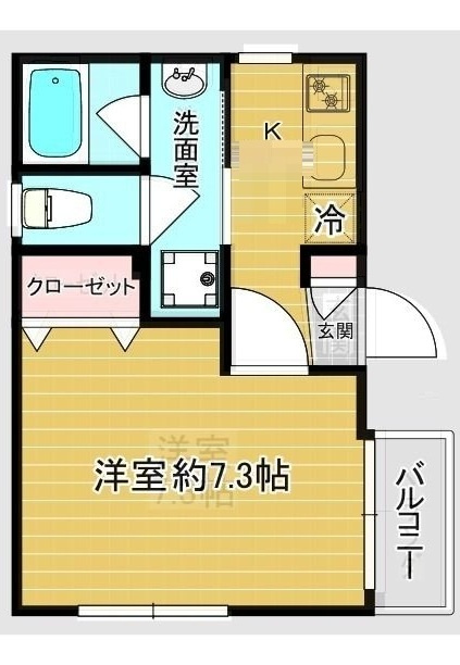 ソルレヴェンテ向島の間取り|間取りです。
