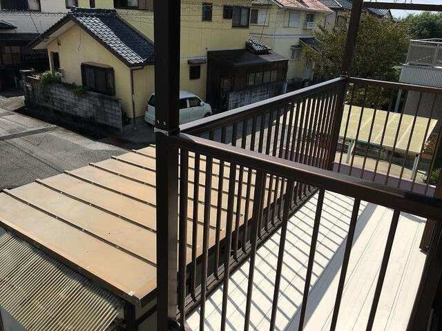 「即入居可能」香南市野市町西野　中古一戸建て|ベランダは日当たり・風通しともに良好♪