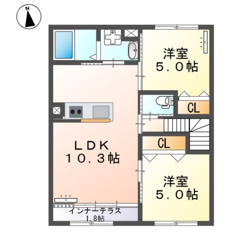 グランノヴァの間取り