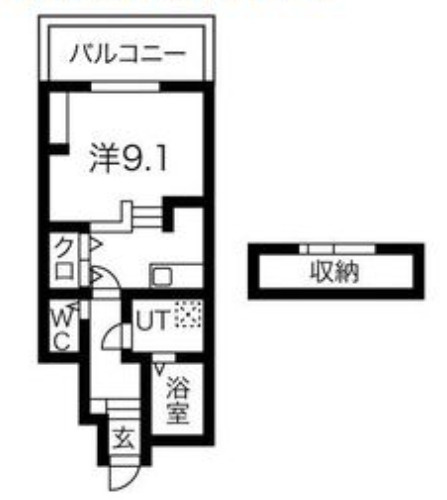 あんしん＋小畑町08-13001の間取り