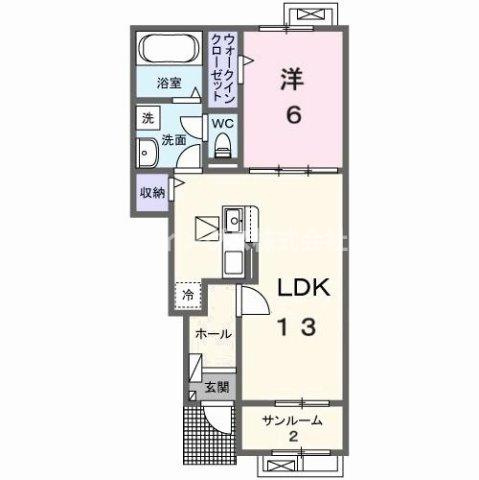 リベルラコッコＣの間取り