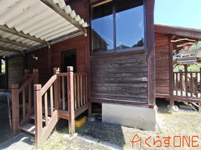 【外観】 | 自然豊かな好ロケーションのログハウス／宍粟市波賀町原