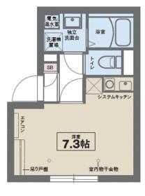 COCOFLAT東中野の間取り|間取りです。