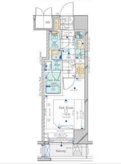 【間取り】 | コンシェリア新橋MASTER’S　VILLA | 間取りです。