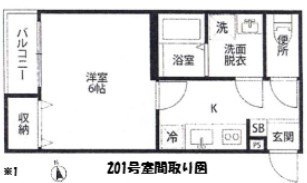 reo´s馬橋03　　【仲介手数料：50％OFF】対象物件！の間取り