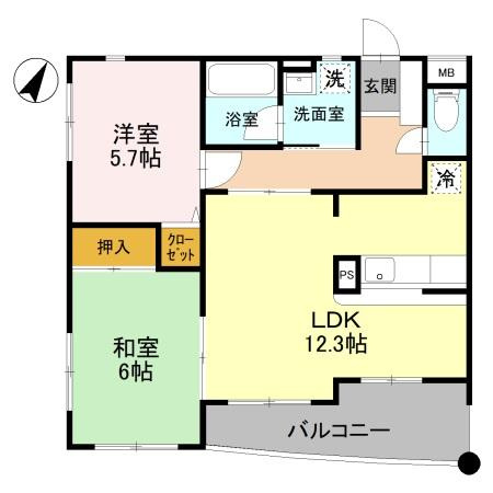 新世ふじみ野マンションの間取り