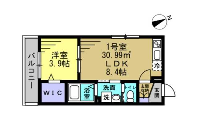 AJ新松戸039の間取り