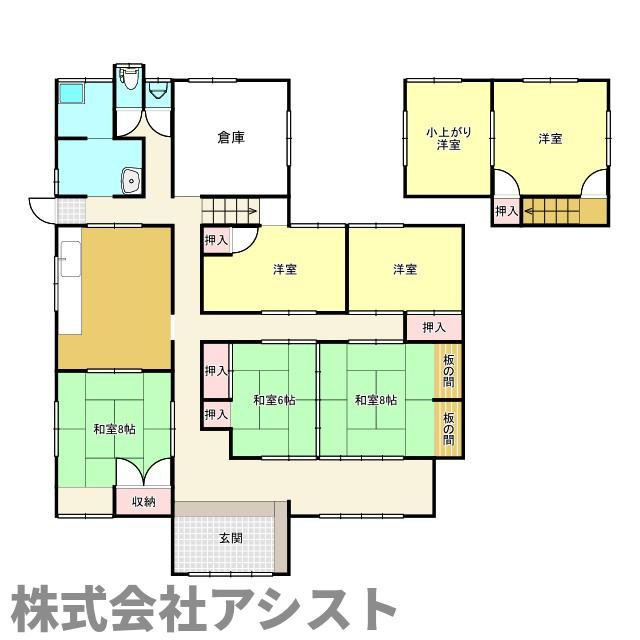 市場売戸建ての間取り