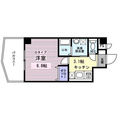 トレゾール横濱小机の間取り