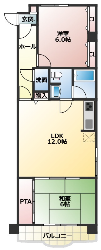 MELROSEの間取り