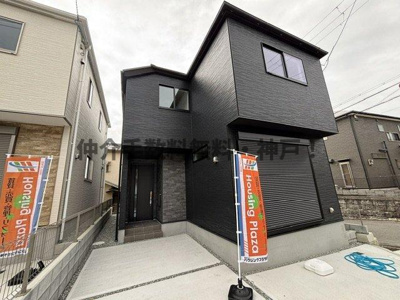 【外観】 | 神戸市須磨区緑が丘2丁目　新築戸建1号棟　仲介手数料無料！ | 外観も気になるポイント