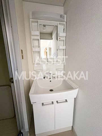 高野マンションの洗面所