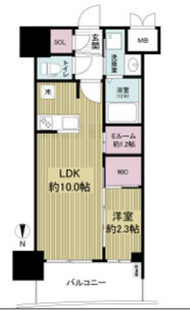 【間取り】 | セレニテ本町東リアン