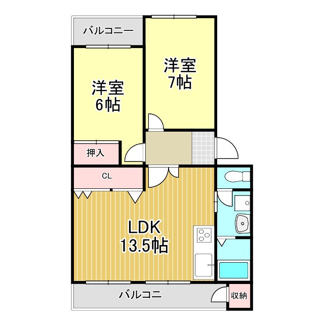 シティライフの間取り