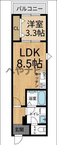 【間取り】 | LE COCON 鳴海