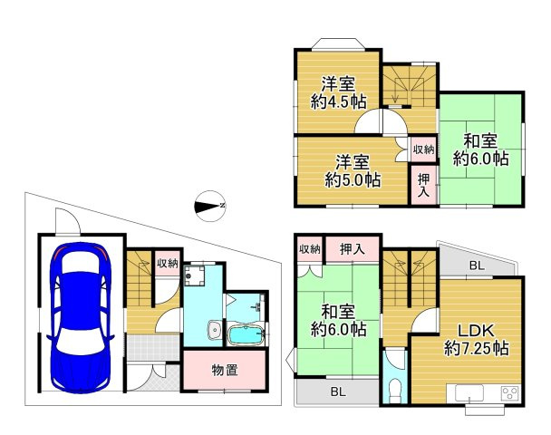 【間取り】の画像