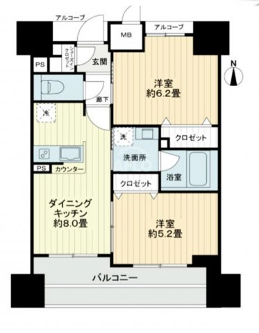 エステムプラザ本町クロスの間取り|エステムプラザ本町クロス　間取り