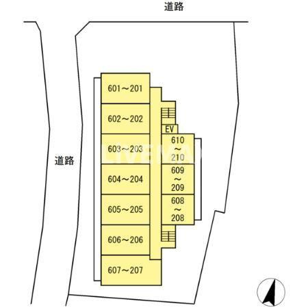 【区画図】ロイジェント西新井