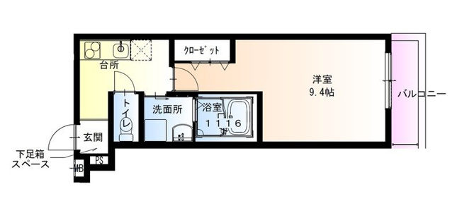 【間取り】 | フジパレス湊駅南ノース