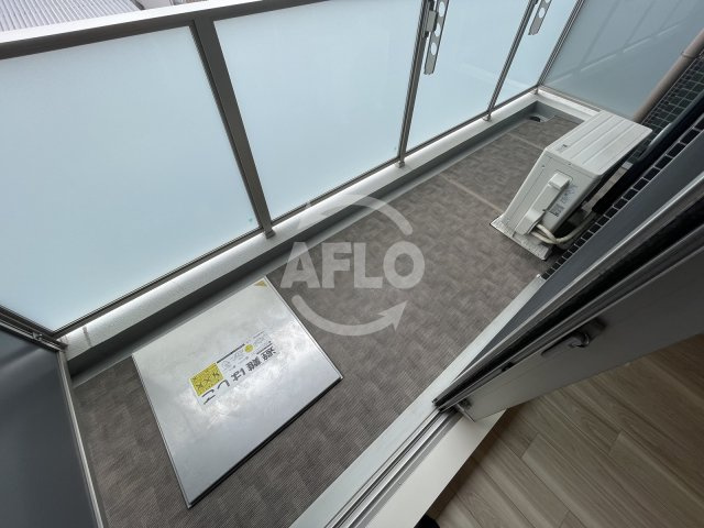 プレサンス梅田東クォーレのバルコニー|プレサンス梅田東クォーレ　バルコニー